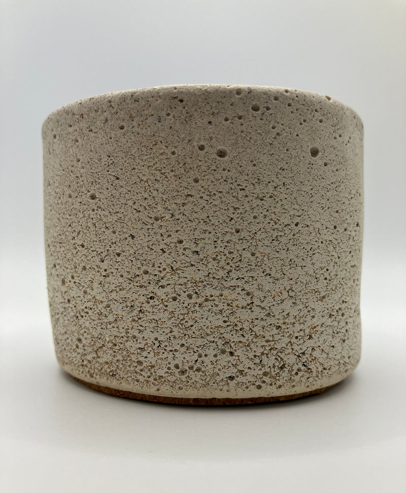 Tumbler Pot 5 Ounce Natural Soy Candle - Bone