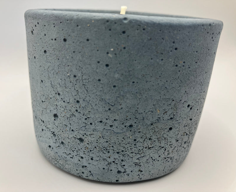 Tumbler Pot 5 Ounce Natural Soy Candle - Fog Blue