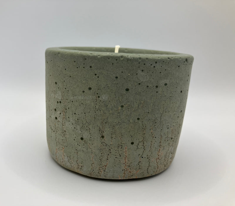 Tumbler Pot 5 Ounce Natural Soy Candle - Khaki Green