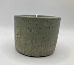 Tumbler Pot 5 Ounce Natural Soy Candle - Khaki Green
