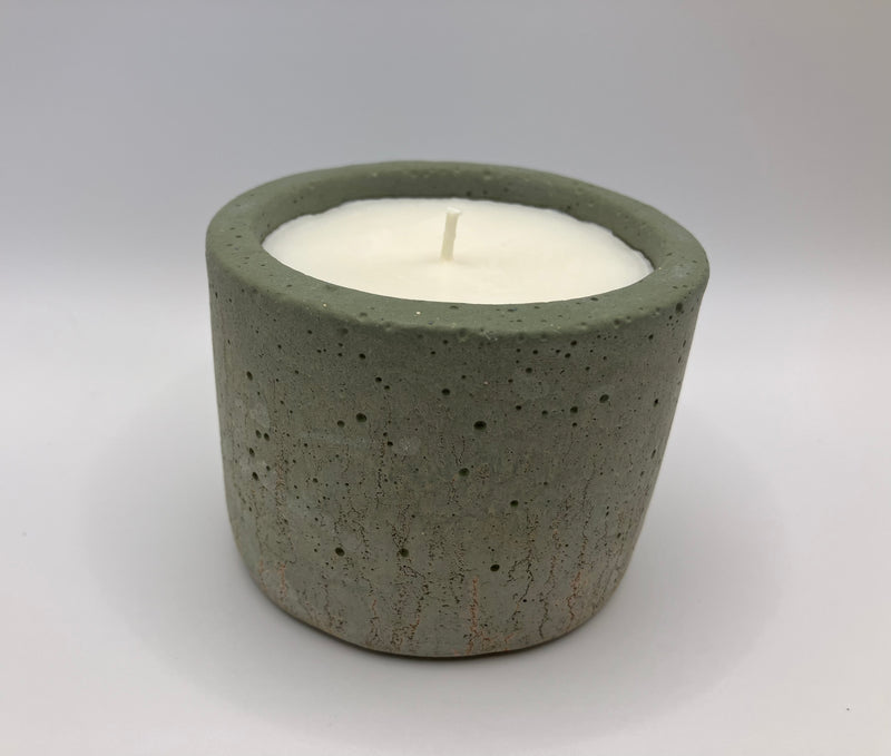 Tumbler Pot 5 Ounce Natural Soy Candle - Khaki Green