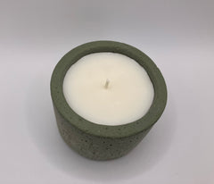 Tumbler Pot 5 Ounce Natural Soy Candle - Khaki Green