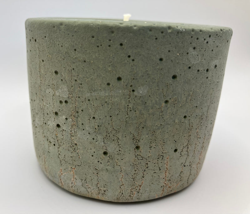 Tumbler Pot 5 Ounce Natural Soy Candle - Khaki Green