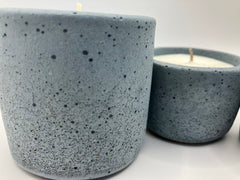 Set of 3 Natural Soy Candles - Fog Blue