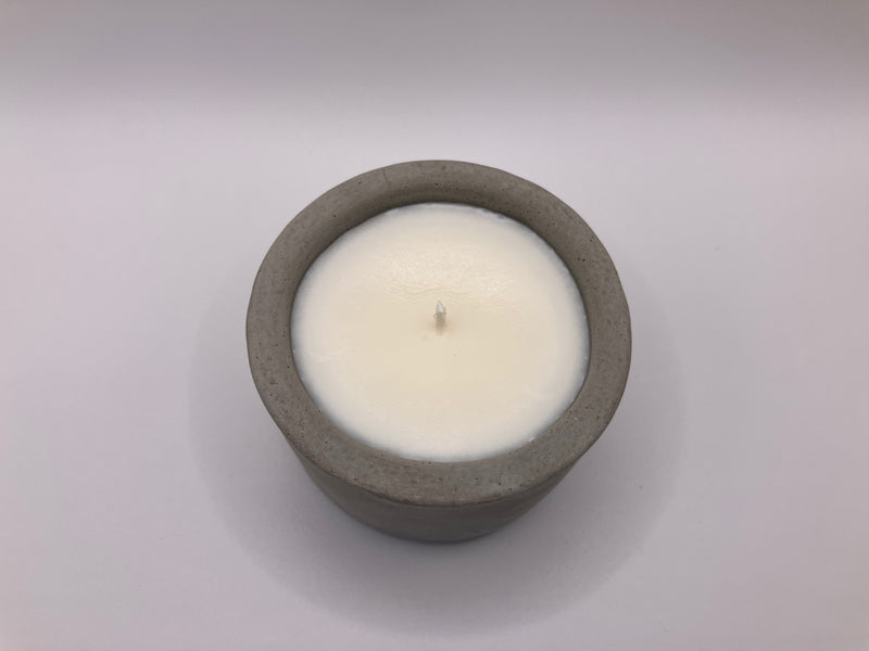 Tumbler Pot 5 Ounce Natural Soy Candle - Gray