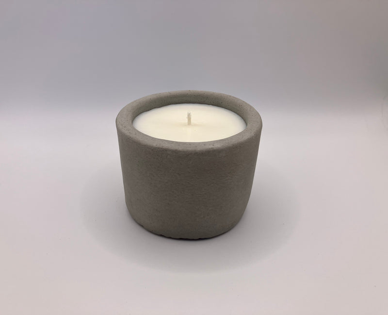 Tumbler Pot 5 Ounce Natural Soy Candle - Gray