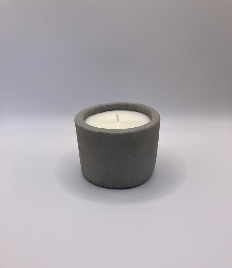Tumbler Pot 5 Ounce Natural Soy Candle - Gray
