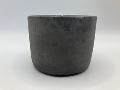 Tumbler Pot 5 Ounce Natural Soy Candle - Charcoal