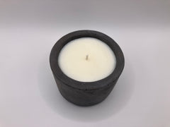 Tumbler Pot 5 Ounce Natural Soy Candle - Charcoal