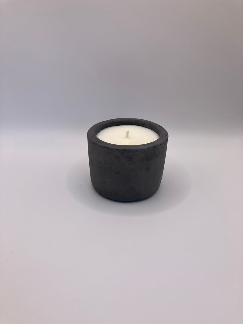 Tumbler Pot 5 Ounce Natural Soy Candle - Charcoal