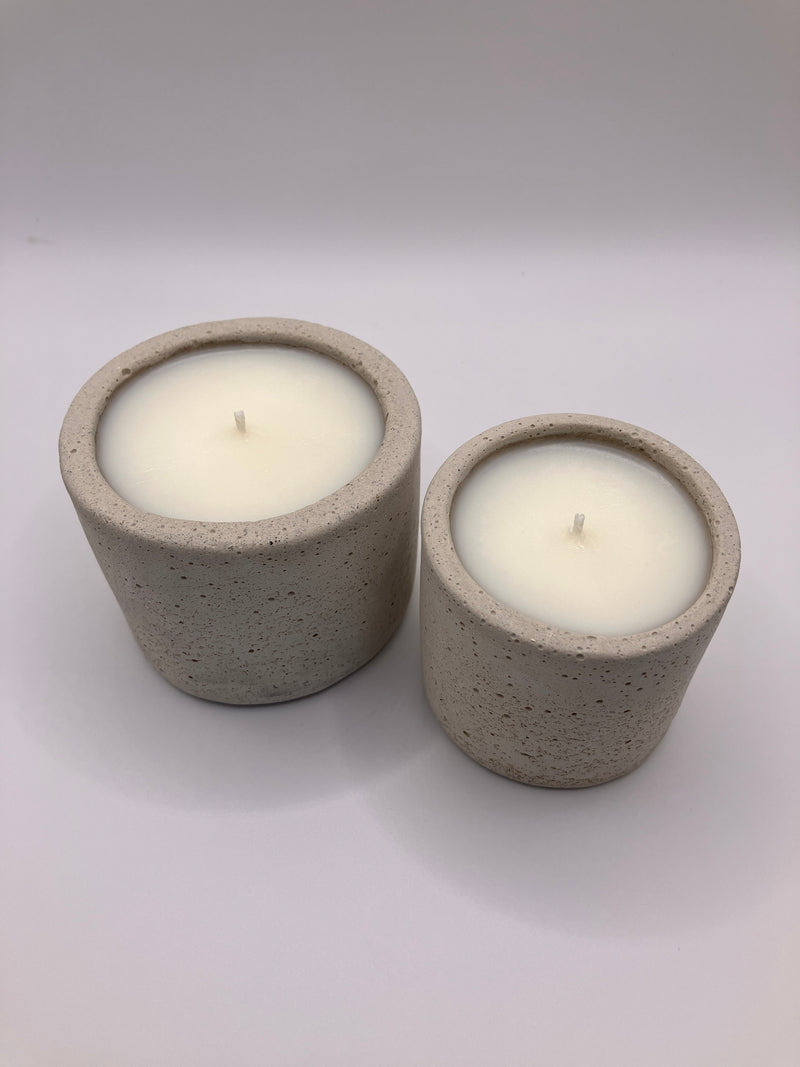 . Palo Santo Scented Handmade Natural Soy Candles - Tumbler Set in Bone