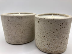 . Palo Santo Scented Handmade Natural Soy Candles - Tumbler Set in Bone