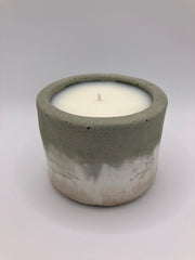 Khaki, White & Brown Natural Fresh Cotton Scented Soy Candle