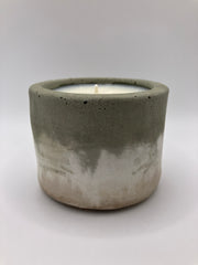 Khaki, White & Brown Natural Fresh Cotton Scented Soy Candle