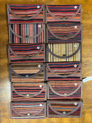 Handmade Wallets - Wool Fabric Persian Kilim Wallets - 5 Compartments - Unique - Great Gifts