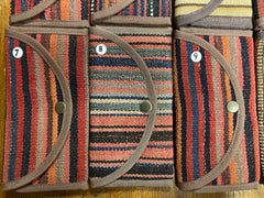 Handmade Wallets - Wool Fabric Persian Kilim Wallets - 5 Compartments - Unique - Great Gifts