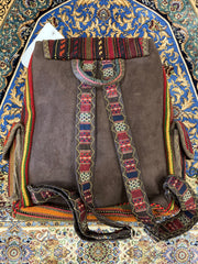 Persian Hand Embroidered Backpack - Hand Made  - Jajim - Sirjan - Kilim - Nomad Tribal Boho Bag