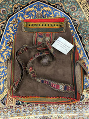 Persian Hand Embroidered Backpack - Hand Made  - Jajim - Sirjan - Kilim - Nomad Tribal Boho Bag