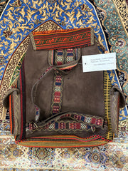 Persian Hand Embroidered Backpack - Hand Made  - Jajim - Sirjan - Kilim - Nomad Tribal Boho Bag