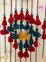 . Hand Made Door & Window Curtains - Macrame Style - Boho - Hippy - Persian Made - 100% Wool & Natural Plants Dyes - Various Sizes