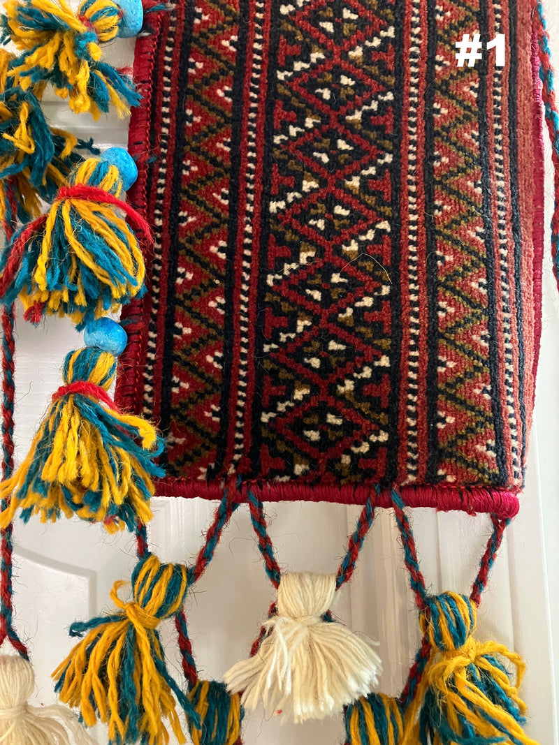 . Hand Made Door & Window Curtains - Macrame Style - Boho - Hippy - Persian Made - 100% Wool & Natural Plants Dyes - Various Sizes