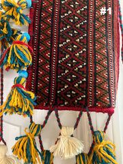 . Hand Made Door & Window Curtains - Macrame Style - Boho - Hippy - Persian Made - 100% Wool & Natural Plants Dyes - Various Sizes
