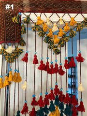 . Hand Made Door & Window Curtains - Macrame Style - Boho - Hippy - Persian Made - 100% Wool & Natural Plants Dyes - Various Sizes