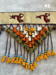 . Hand Made Door & Window Curtains - Macrame Style - Boho - Hippy - Persian Made - 100% Wool & Natural Plants Dyes - Various Sizes