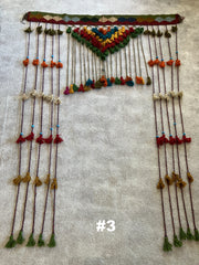 . Hand Made Door & Window Curtains - Macrame Style - Boho - Hippy - Persian Made - 100% Wool & Natural Plants Dyes - Various Sizes