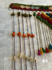 . Hand Made Door & Window Curtains - Macrame Style - Boho - Hippy - Persian Made - 100% Wool & Natural Plants Dyes - Various Sizes