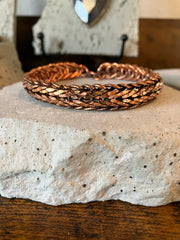 Chain Copper Effect Metal Bracelet - 8 inch length (7 1/4