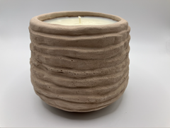 . Rustic Coil Pot Soy Candles - 17 Fluid Ounces - Choose A Scent & Color - Natural Soy Candle