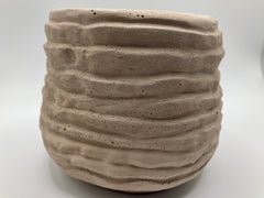 Rustic Coil Pot - 17 Fluid Ounces - Fresh Cotton Scented - Natural Soy Candle - Tawny Brown
