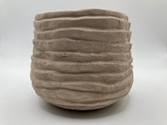 Rustic Coil Pot - 17 Fluid Ounces - Fresh Cotton Scented - Natural Soy Candle - Tawny Brown